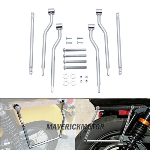 Saddle bag support bar bracket - saddle,